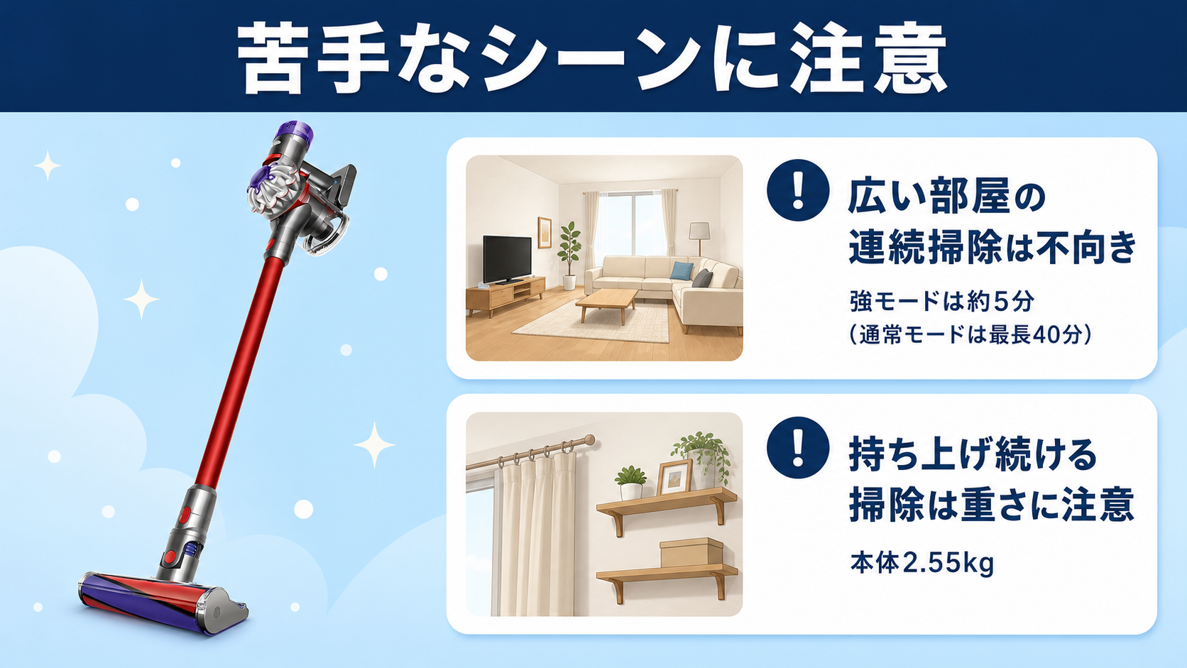 ダイソンV8 Originの口コミとデメリット fig07