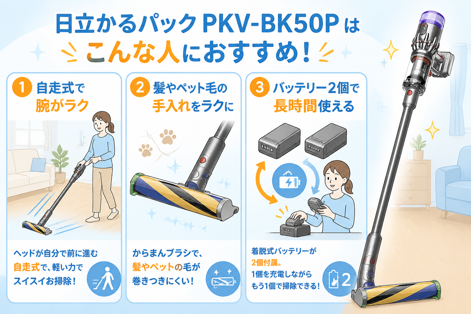 日立かるパックPKV-BK50PとダイソンMicro Plus SV33 FF PLの違い比較 fig11