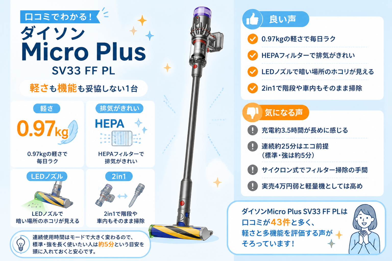 マキタCL116DWとダイソンMicro Plus SV33 FF PLの違い比較 fig16