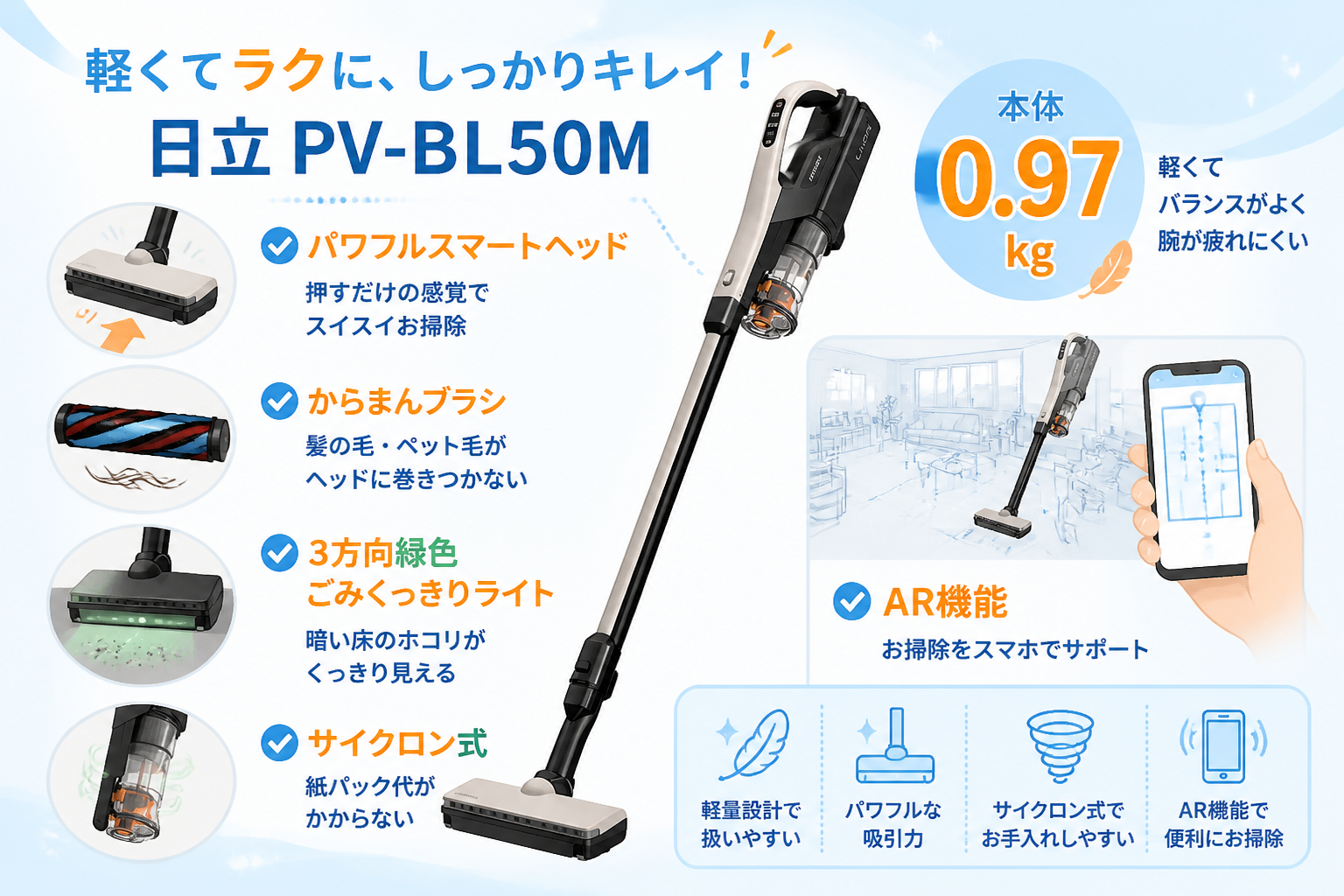 パナソニックMC-NX500Kと日立PV-BL50Mの違い比較 fig18